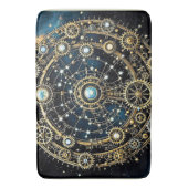 Hemels mechanisme Kosmische Kunst Badmat (Voorkant Verticaal)