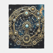Hemels mechanisme Kosmische Kunst Fleece Deken (Voorkant)