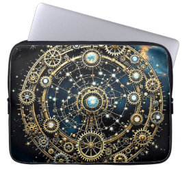 Hemels mechanisme Kosmische Kunst Laptop Sleeve
