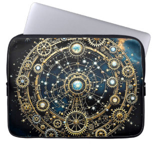 Hemels mechanisme Kosmische Kunst Laptop Sleeve
