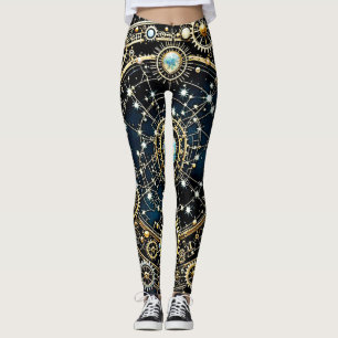 Hemels mechanisme Kosmische Kunst Leggings