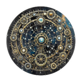 Hemels mechanisme Kosmische Kunst Snijplank
