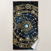 Hemels mechanisme Kosmische Kunst Strandlaken (Voorkant)