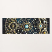 Hemels mechanisme Kosmische Kunst Yogamat (Achterkant (horizontaal))