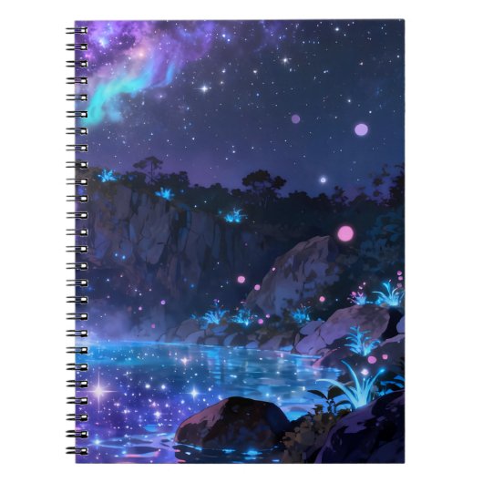 Hemels Meer Meer Spiraal Notebook Notitieboek (Voorkant)