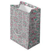 Hemels mozaïekpatroon medium cadeauzakje (Voorkant Gekanteld)