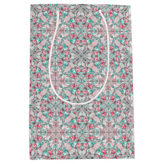 Hemels mozaïekpatroon medium cadeauzakje (Voorkant)