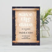 Hemels Mystiek Element Halloween Bewaar De Datum Save The Date (Staand voorkant)