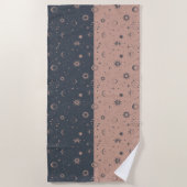 Hemels mystiek naadloos patroon strandlaken (Voorkant)