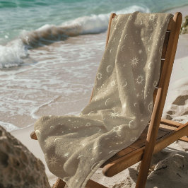 Hemels mystiek naadloos patroon strandlaken