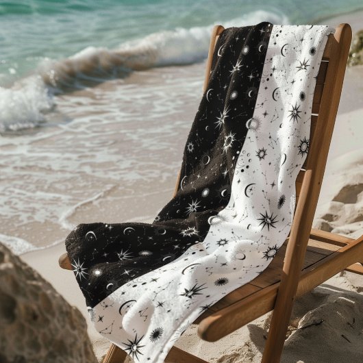 Hemels mystiek naadloos patroon strandlaken