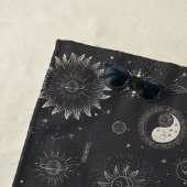 Hemels mystiek naadloos patroon strandlaken (In situ)