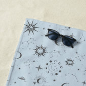 Hemels mystiek naadloos patroon strandlaken (In situ)