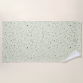 Hemels mystiek naadloos patroon strandlaken (Voorkant)