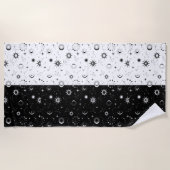 Hemels mystiek naadloos patroon strandlaken (Voorkant)