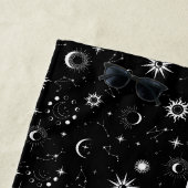 Hemels mystiek naadloos patroon strandlaken (In situ)