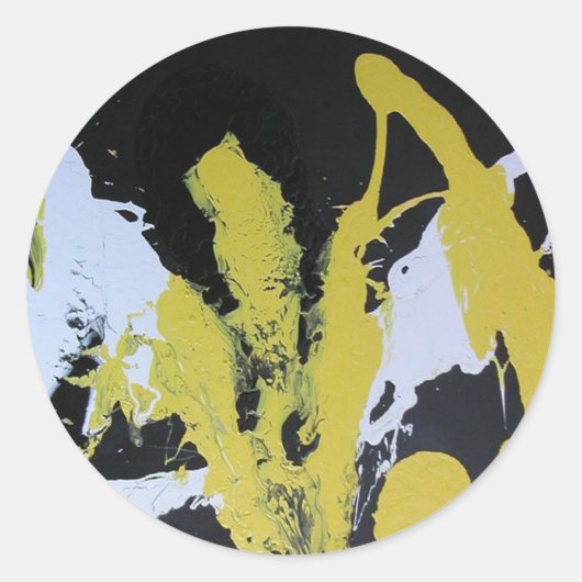 Hemels O Ronde Sticker (Voorkant)