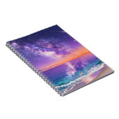 Hemels Oceaan Spiraal Notebook Notitieboek (Rechterzijde)
