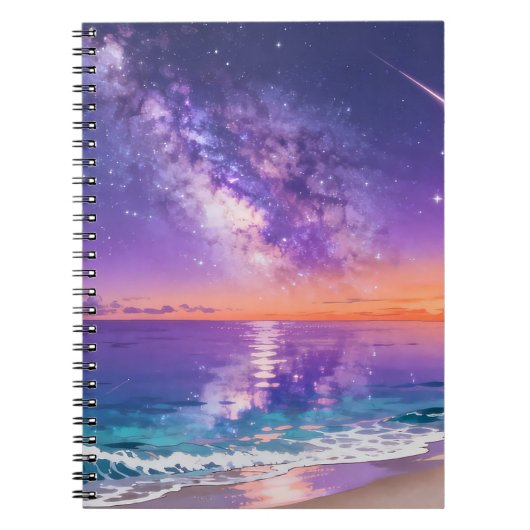 Hemels Oceaan Spiraal Notebook Notitieboek (Voorkant)