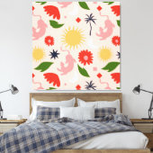 hemels Oerwoud Canvas Afdruk (Insitu (Slaapkamer))