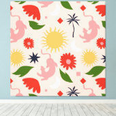 hemels Oerwoud Canvas Afdruk (Insitu (Houten vloer))