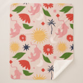 hemels Oerwoud Sherpa Deken (Voorkant)