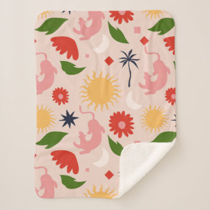 hemels Oerwoud Sherpa Deken