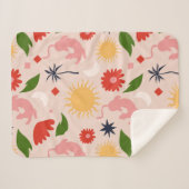 hemels Oerwoud Sherpa Deken (Voorkant (horizontaal))