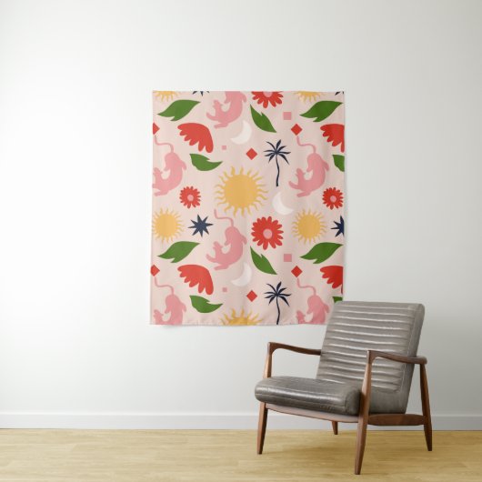 hemels Oerwoud Wandkleed (In situ)