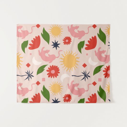 hemels Oerwoud Wandkleed (Voorkant (horizontaal))