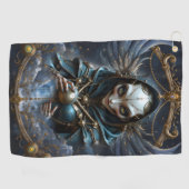 Hemels Orakel – Bewaker Tussen de Sterren. Golfhanddoek (Horizontaal)