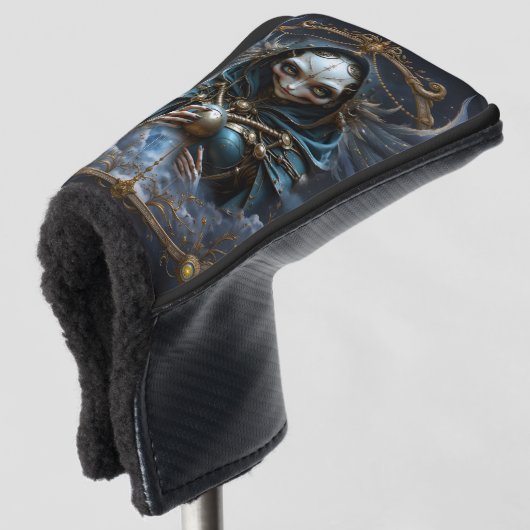 Hemels Orakel – Bewaker Tussen de Sterren. Golfheadcover (3/4 voorkant)