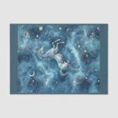 Hemels paard in de ruimte tissuepapier (Voorkant)