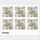 Hemels Paarse Hydrangea Harmony Sticker (Vel)