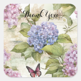 Hemels Paarse Hydrangea Harmony Sticker