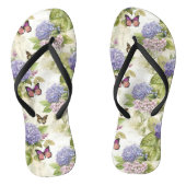 Hemels Paarse Hydrangea Harmony Teenslippers (Voetbed)