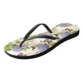 Hemels Paarse Hydrangea Harmony Teenslippers (Schuin)