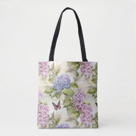 Hemels Paarse Hydrangea Harmony Tote Bag