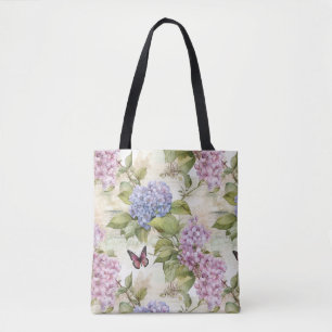 Hemels Paarse Hydrangea Harmony Tote Bag