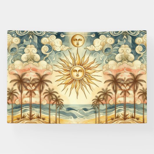 hemels paradijs spandoek (Horizontaal)