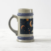 Hemels patroon papier astronomie bierpul (Links)