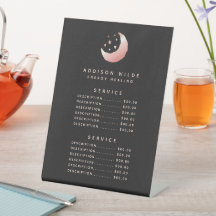 Hemels roze gouden halvemaan service prijs