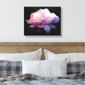 Hemels Roze Roze Bloem Kunst Schilderij Canvas Afdruk (Insitu (Slaapkamer))