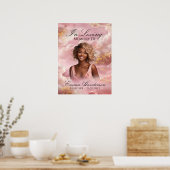 Hemels Roze Wolken Memorial Welkomstbord Poster (Keuken)