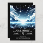 Hemels Schattige Hemelse Digitale Verjaardag Kaart (Voorkant / Achterkant)