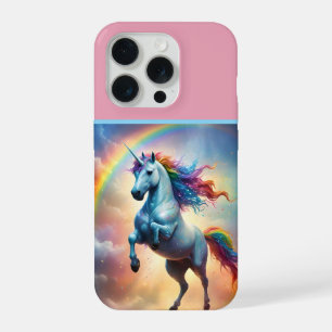 Hemels Spectrum: De Regenboog Eenhoorn's Boog iPhone 15 Pro Case