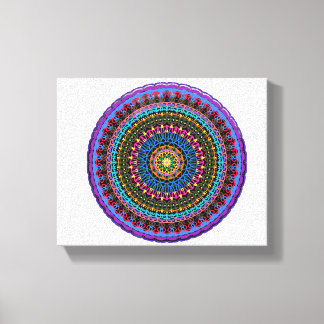 Hemels spectrum Mandala  Canvasprint Canvas Afdruk