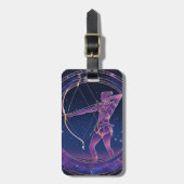 Hemels sterrenbeeld Boogschutter Bagagelabel (Voorkant verticaal)