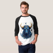 Hemels Stier Stier T-Shirt Ontwerp (Voorkant volledig)