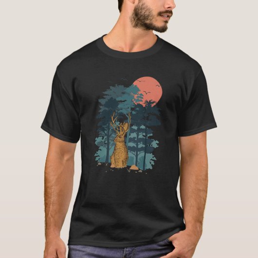 Hemels van de blaaspijp van het blaaskonijn t-shirt (Voorkant)